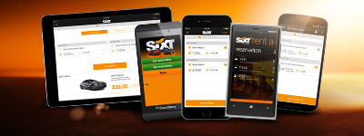 sixt rental apps mobile